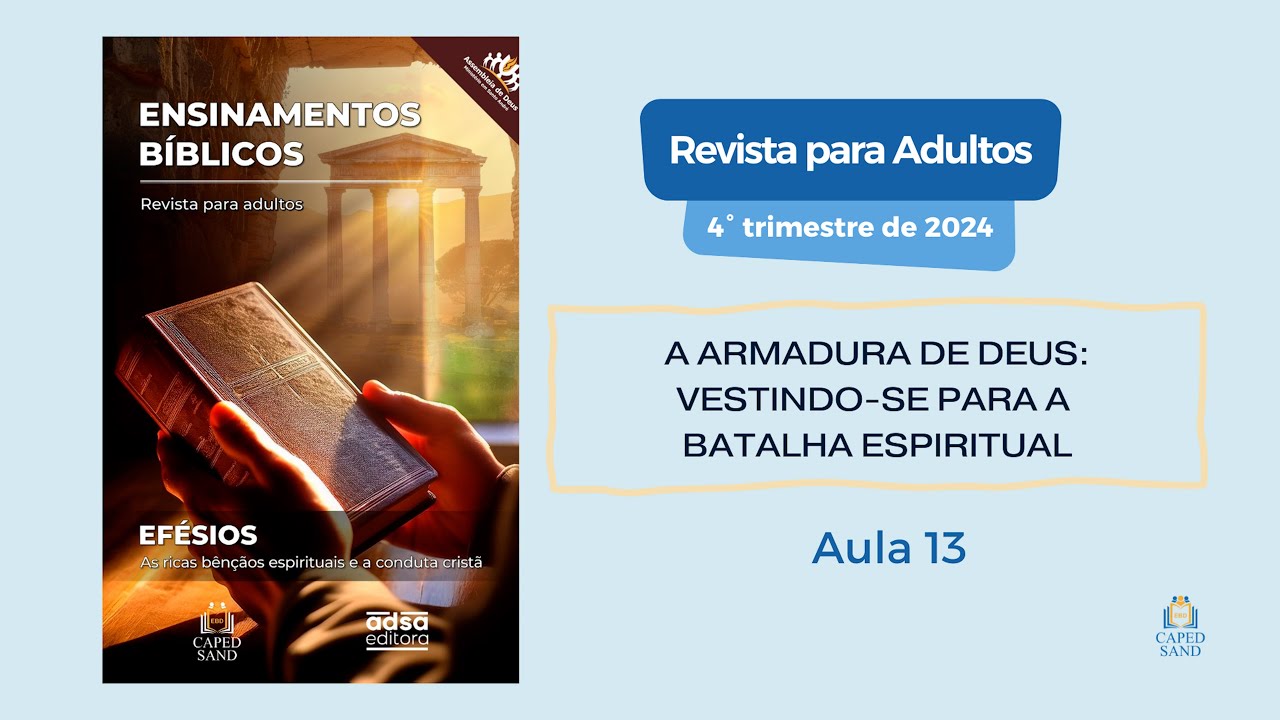 A armadura de Deus  - Vestindo-se para a batalha espiritual