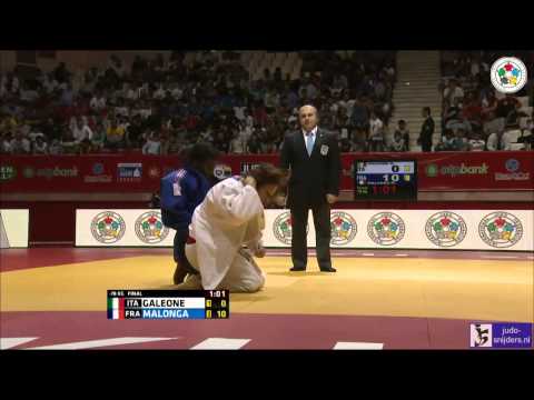 Judo 2014 Grand Slam Baku: Galeone (ITA) - Malonga (FRA) [-78kg] final