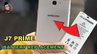Samsung J7 prime(SM-G610F) Battery Replacement.Battery Change.