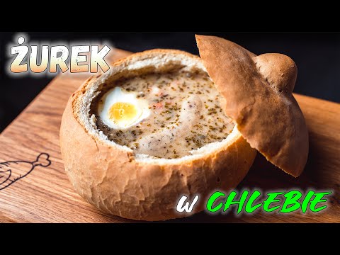 ŻUREK w domowym CHLEBIE.  Krok po kroku 2w1.