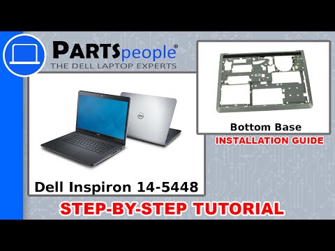 Dell Inspiron 14-5448 (P49G-001) Bottom Base How-To Video Tutorial