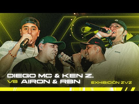 AIRON Y RBN VS DIEGO MC Y KENZINGLE BATALLA DE EXHIBICIÓN | #FMSCOLOMBIA | Urban Roosters