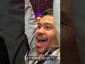 Manny Pacquiao CELEBRATES Tyson Fury WIN vs Francis Ngannou!