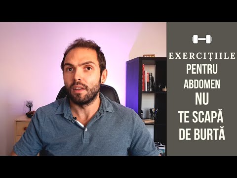 Exercițiile pentru abdomen NU te scapă de burtă