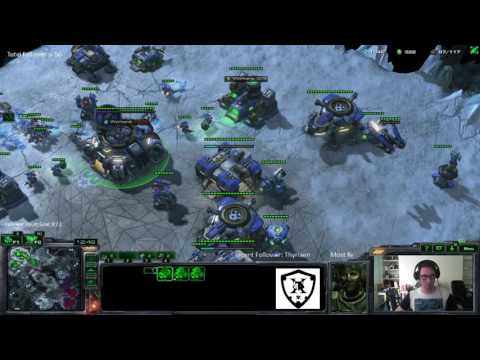 Starcraft II: LOTV - TVZ - Proxy FE Block (Fail) into Cyclone Heavy Mech Vs Roach/Ravenger/Muta