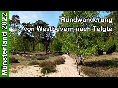 Münsterland 2022: Rundwanderung von Westbevern nach Telgte | Klatenberge | Ems-Ufer