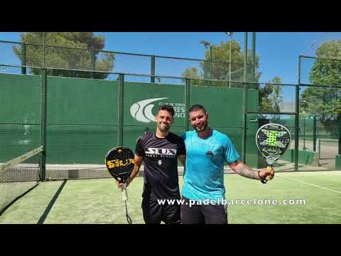 Cédric en stage de padel à Barcelone