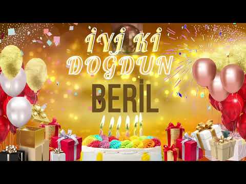 BERİL - Doğum Günün Kutlu Olsun Beril