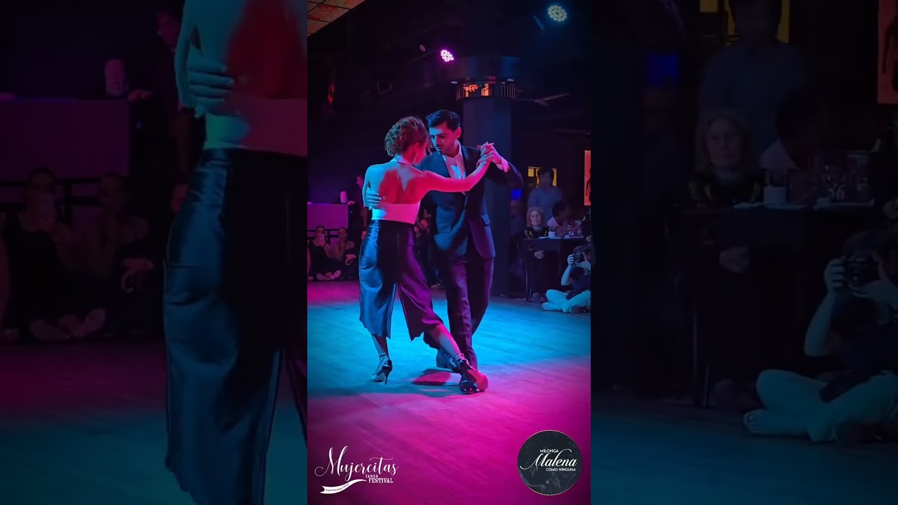 Magdalena Gutierrez & Germán Ballejo en el marco de @mujercitas.tango.fest en Milonga Malena