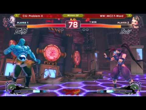 WSO 2/10/12 AE 2012 CG|Problem x vs WW|MCZ F-Word Winners quarter finals