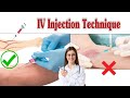 How to do an Intravenous (IV) Injection Procedure | IV Injection Technique