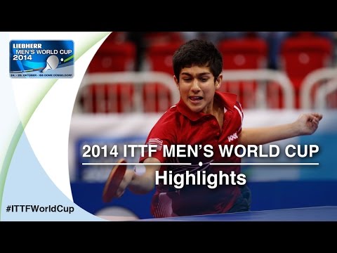 2014 Men's World Cup Highlights: CHEN (TPE) vs JHA (USA) - (Qual Groups)