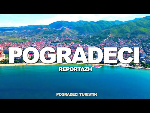 POGRADEC, ALBANIA - Qyteti i Pogradecit REPORTAZH 🇦🇱【4K】Qyteti i Luleve