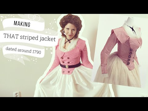 Making an 18the Century Jacket, 1790 Revolution Jacket