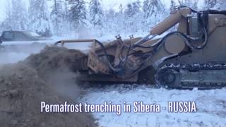 Tesmec Trencher 1075 Bucket Wheel Permafrost