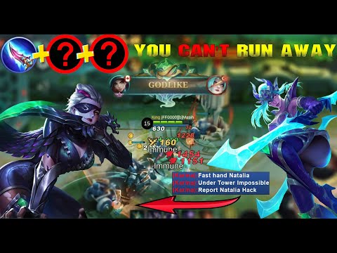 ❗Warning❗ You can never escape from Natalia Even under tower | Top 1 Global Natalia Gameplay | MLBB