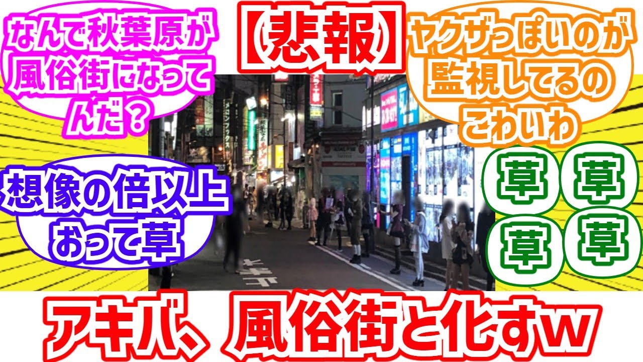【2ch】秋葉原、風俗街化して終わる【面白いスレ】