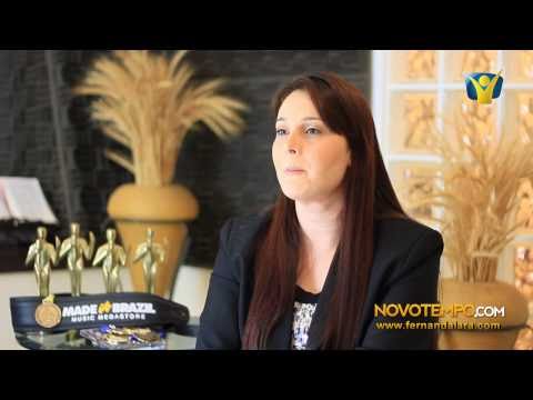 Fernanda Lara Contrato Novo Tempo -  Assinatura e Entrevista - MakingOf