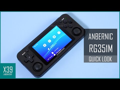 $69 Anbernic RG351M retro mini console - unboxing & quick emulator