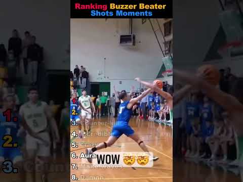 Ranking Buzzer Beater Shots Moments😲🔥 #ranking #fyp #top#basketball #highlight #buzzerbeater
