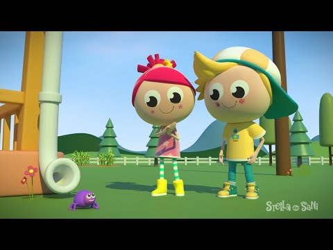 🕷 Merimanga e vogël 🕷 (Itsy Bitsy Spider) | Stella dhe Sani