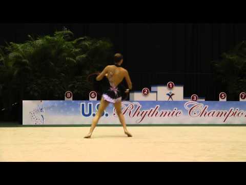 Alexandra Jankulov - Hoop Finals - 2013 U.S. Rhythmic Championships