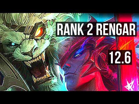 RENGAR vs YONE (TOP) | Rank 2 Rengar, Quadra | BR Challenger | 12.6
