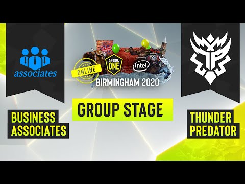 Dota2- Thunder Predator vs. business associates - Game 2- ESL One Birmingham 2020 - Group Stage - NA