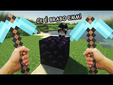 minecraft but i broke obsidian using 2 pickaxes in VR - Part 5