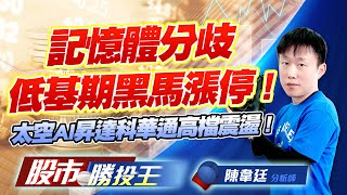 記憶體分歧低基期黑馬漲停 ! 太空AI昇達科華通高檔震盪 ! #力積電 #華邦電 #威剛 #昇達科 #華通 (圖)