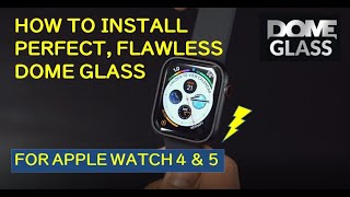 Whitestone Dome Glass Apple Watch 45MM Screenprotector (2-Pack) video