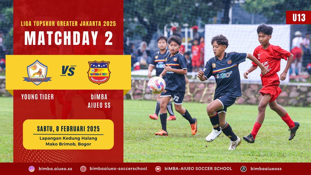 HIGHLIGHT LIGA TOP SKOR GREATER JAKARTA U13 YOUNG TIGERS VS biMBA AIUEO SS