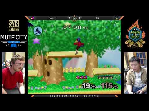 Smash Camp Losers Semis - Tai (Marth) vs Squid (Falco)