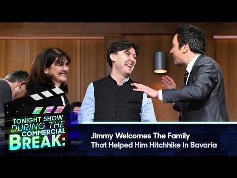 ジミー、バイエルンで道に迷いヒッチハイクを試みた際に助けてくれた家族を歓迎する (Jimmy Welcomes the Family That Helped Him When He Got Lost and Tried to Hitchhike in Bavaria)