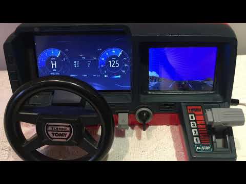 Tomy Turnin' Turbo Dashboard - OutRun & RealDash Conversion (Montage)