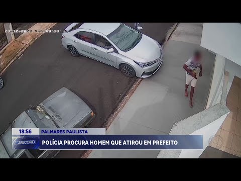 Polícia procura homem que tentou matar prefeito de Palmares Paulista