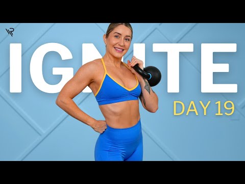 Day 19: Upper Body Sweaty Workout (No Repeats) | Ignite Kettlebell Series