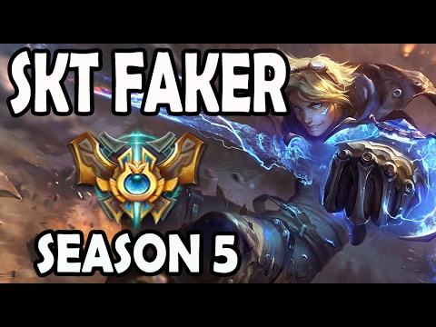 SKT T1 Faker Ezreal vs Viktor MID Ranked Challenger Korea