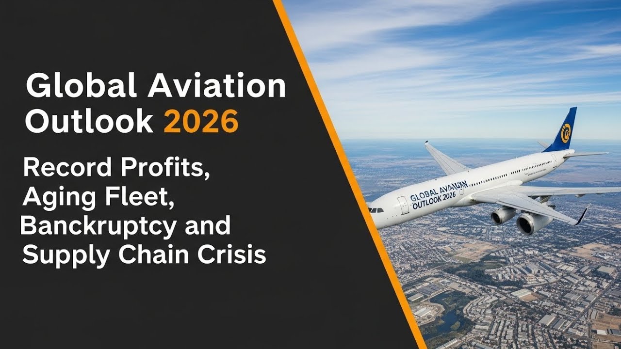 Global Aviation Outlook 2026: Record Profits, Aging Planes, Bankruptcy & Supply Chain Nightmare