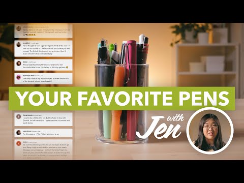 2021 PEOPLE'S CHOICE! YOUR TOP Gel Pens, Ballpoint Pens, Fountain Pens, & More!