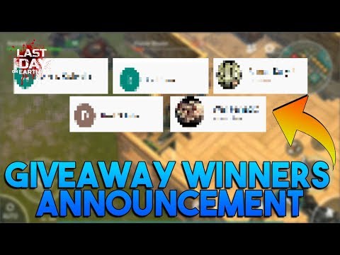GIVEAWAY WINNERS  X  RAIDING PLAYER'S 5384  |  LAST DAY ON EARTH: SURVIVAL