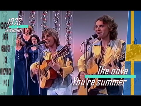 eurovision 1973 Sweden 🇸🇪 The nova - You're summer ᴴᴰ