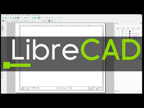 LibreCAD Tutorial: How to Draw a Title Block & Border (Letter Paper Size)