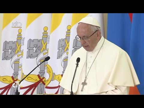 Le pape François rencontre les autorités d’Arménie