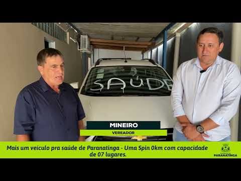 Mais um veículo pra saúde de Paranatinga Uma Spin 0km com capacidade de 07 lugares
