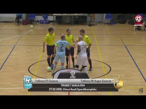 Futsal: Cosmos vs Augur #TSL esimene poolfinaal, 27.02.2016