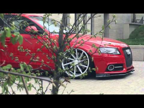 Audi A4 B8 Bagged | Vossen 20" CVT Concave Wheels | Poland Video