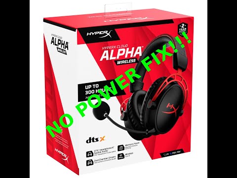 HyperX Cloud Alpha No Power Fix!