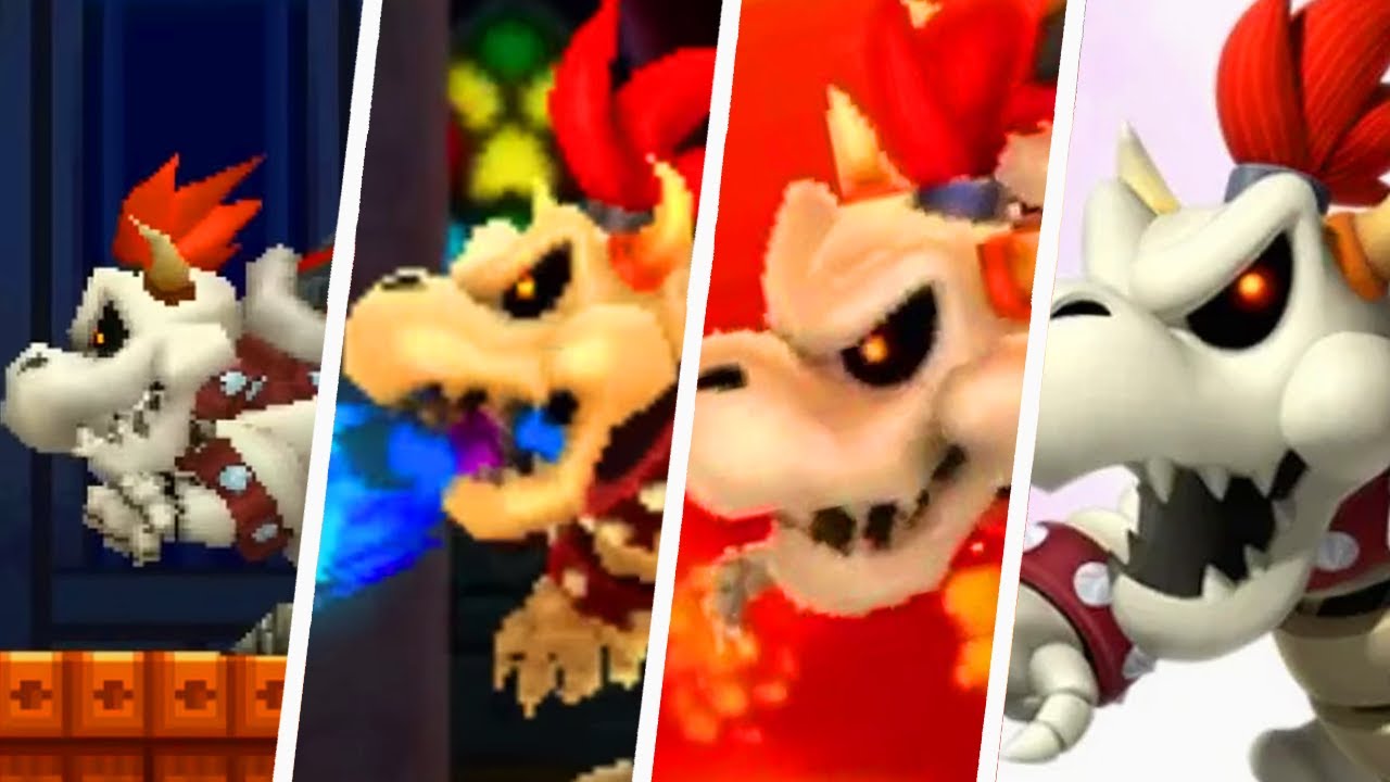 Evolution of Dry Bowser Boss Battles (2006 - 2024)