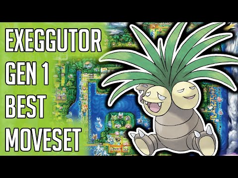 Exeggutor Gen 1 Best Moveset - Exeggutor Best Moveset Moves Pokemon Red Blue Yellow Version Guide